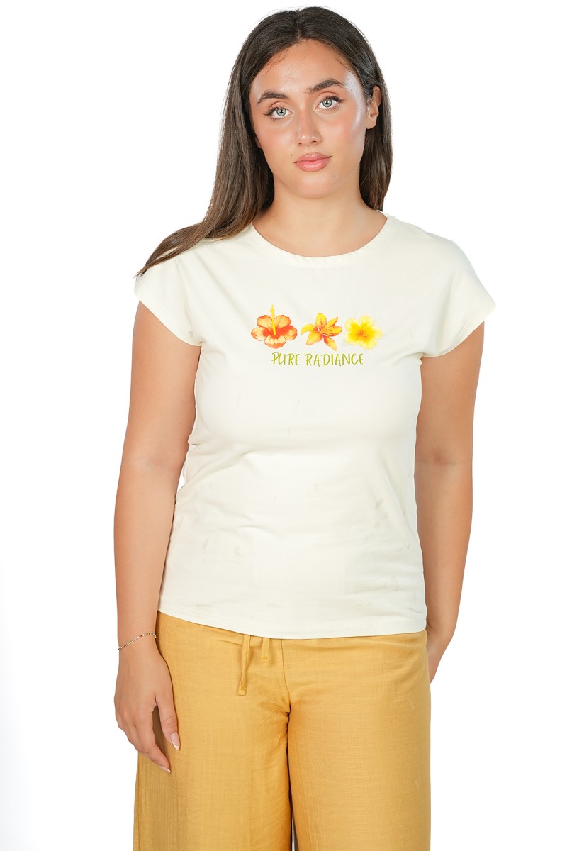 T-shirt imprimé "Pure Radiance"