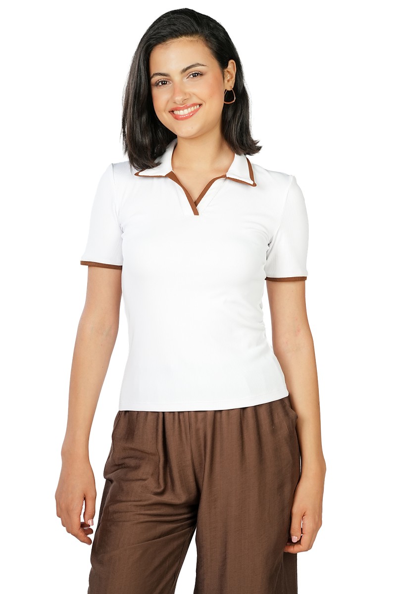 T-Shirt Col Polo