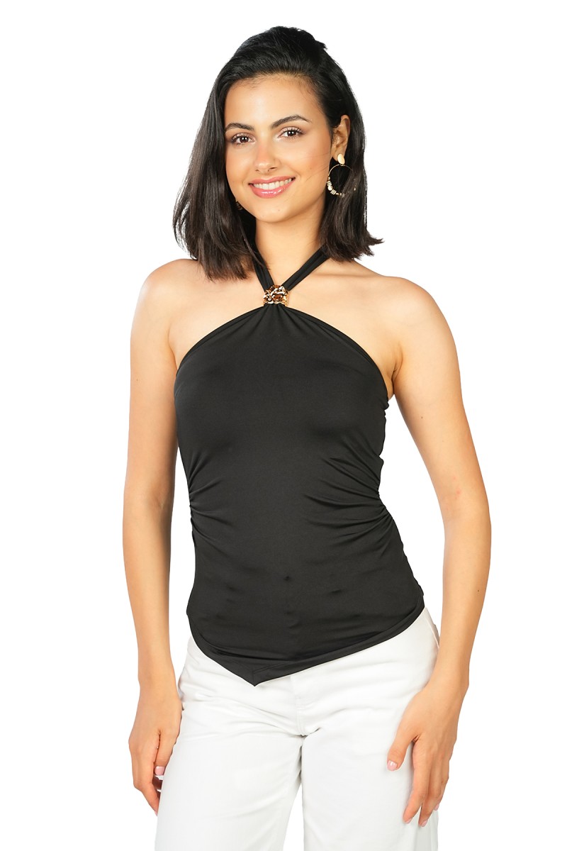 Top Halter en Maille