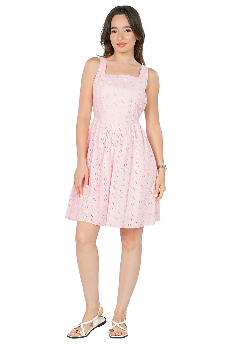 Robe Coton en Broderie Anglaise