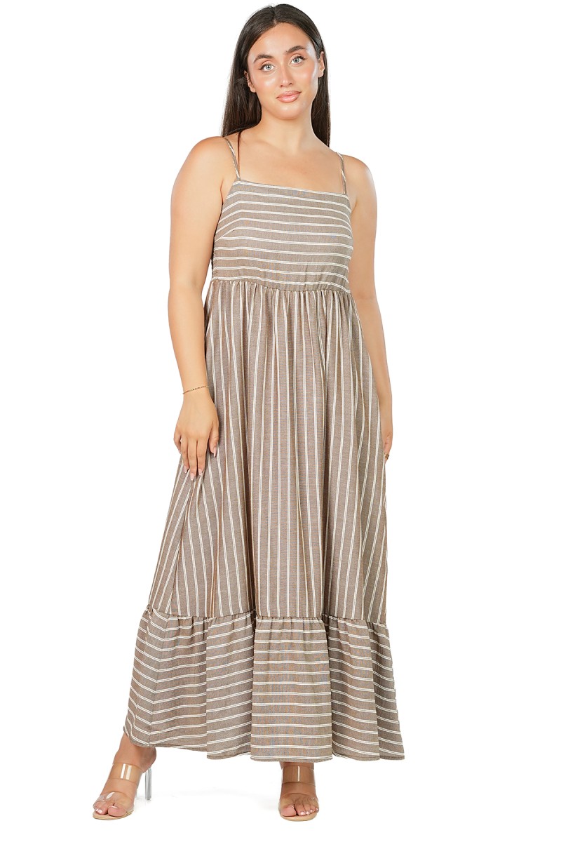 Robe Longue Rayée