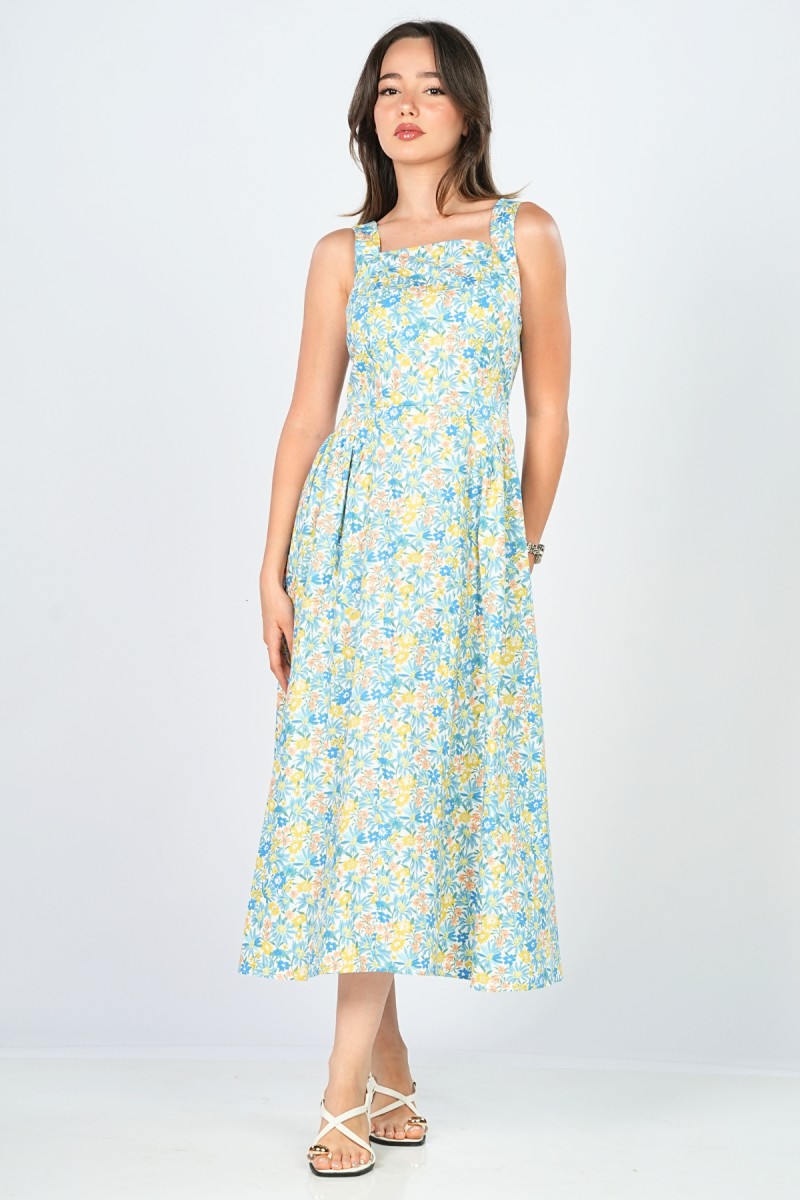 Robe Midi Fleurie
