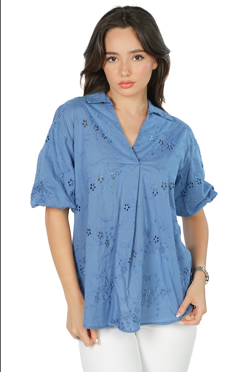 Blouse en Broderie Anglaise