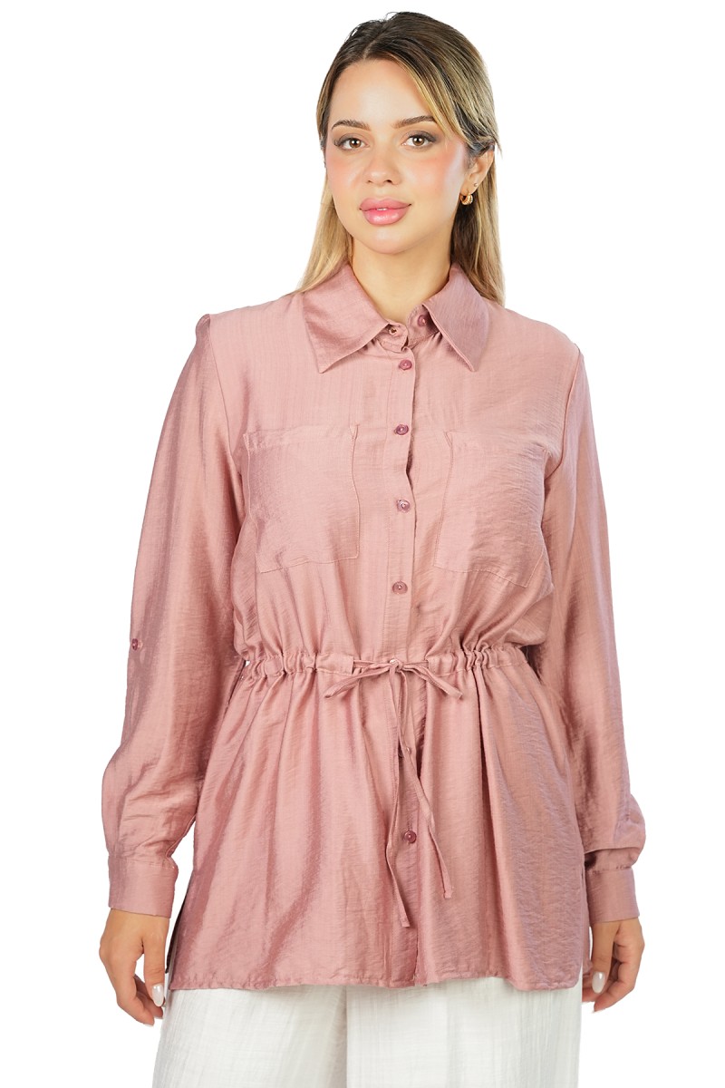 Chemise Longue en Viscose