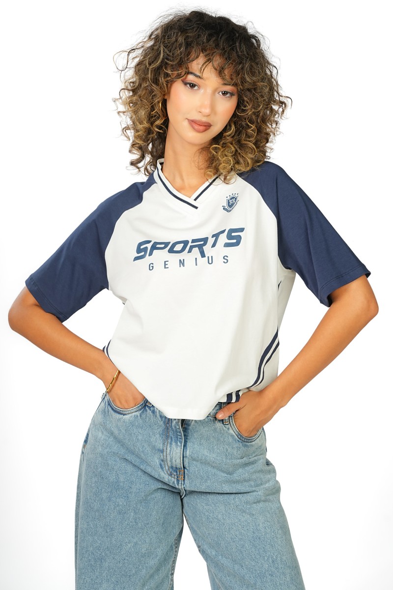 T-Shirt Imprimé « SPORTS GENIUS »