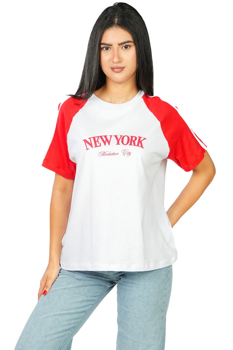 T-Shirt Oversize Imprimé « New York »