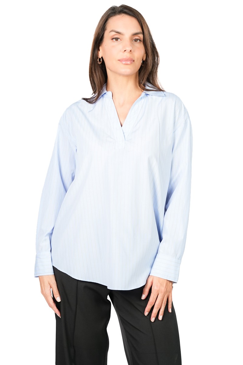 Blouse à Rayures Oversize