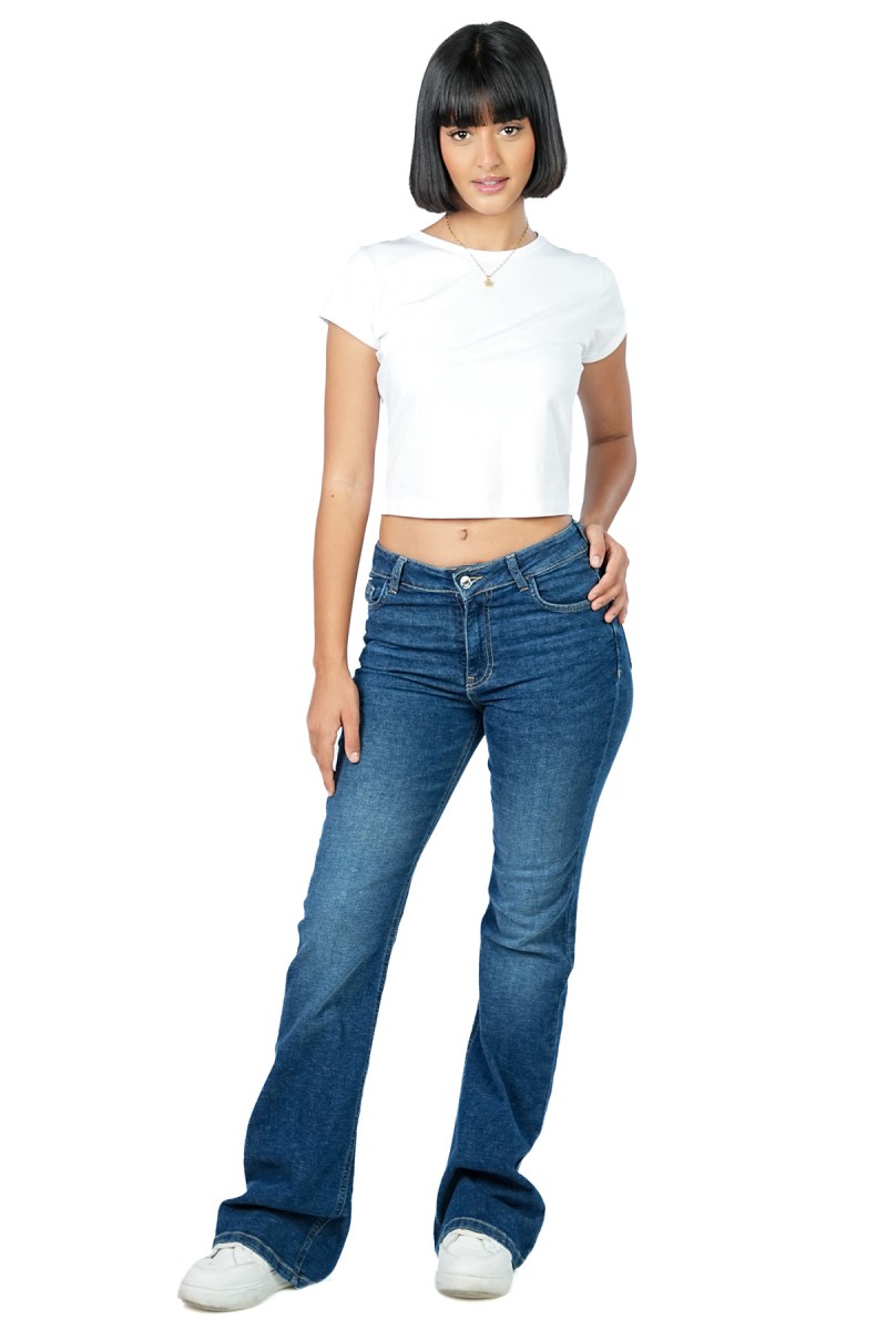 Jean Flare Taille Haute