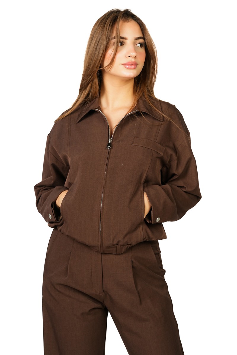 Gilet Oversize Zippé