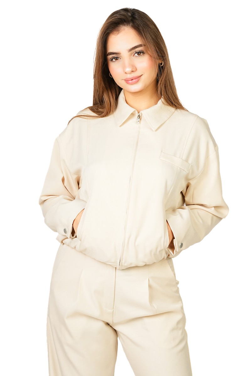 Gilet Oversize Zippé